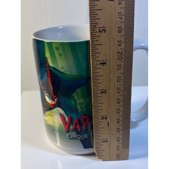 Cirque Du Soleil Varekai Mug Ceramic Green Blue Art Design Thailand - Picture 5 of 7